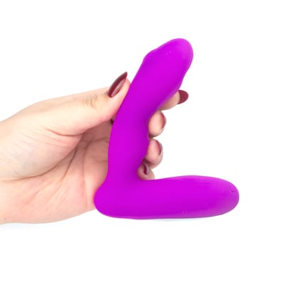 Vibrador de Ponto G em Silicone com 12 Modos de Pulsação Potentes e Recarregável - Pretty Love Piper | 9,6 x 3,5 cm