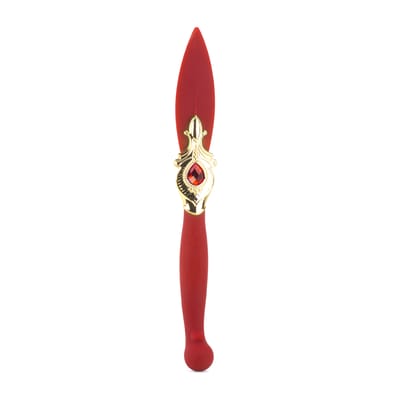 Vibrador de Ponto G e Clitóris em Forma de Pena, Feito em Silicone com 9 Modos de Vibração, 2 Motores e Carregamento via Cabo USB - S-Hande Whisper | Disponível em 2 Cores