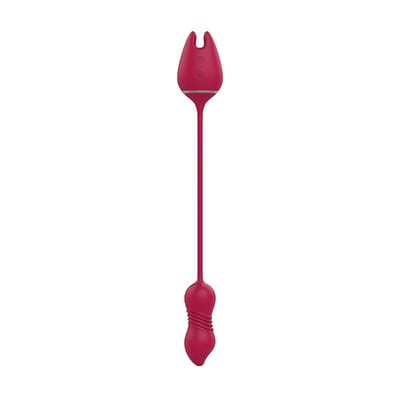 Vibrador de Ponto G e Clitóris Recarregável com 9 Modos de Vibrações e 9 Modos Vai e Vem - S-Hande Wonder Lady | 38,5 x 5,1 cm