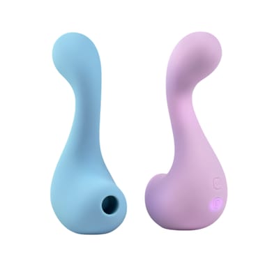 Vibrador Duplo em Silicone com 7 Modos de Vibrações, 7 Níveis de Pulsação e Carregamento via Cabo USB - Intt My Sweet Dino | Disponível em 2 Cores