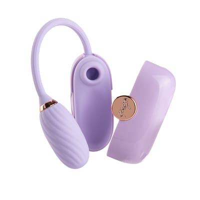 Vibrador de Ponto G e Clitóris em Silicone com 7 Vibrações, 6 Tipos de Pulsação e Case no Formato de Mala - Otouch Louis | Disponível em 3 Cores