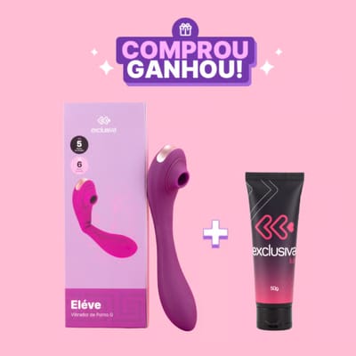 Vibrador de Ponto G e Clitóris em Silicone Macio com 10 Modos de Vibração e Pulsações - Exclusiva Eléve