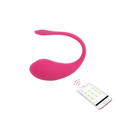 Vibrador de Ponto G e Estimulador de Clitóris com 9 Vibrações, Controle Via Aplicativo e Recarregável - Yaffa Lingerie | 9,5 x 3,6 cm