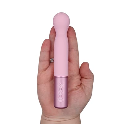 Vibrador Ponto G e Estimulador Estimulador Recarregável com e 5 Modos de Vibrações Multivelocidades - Adão & Eva Sweets S2 | 11,2 x 2,9 cm