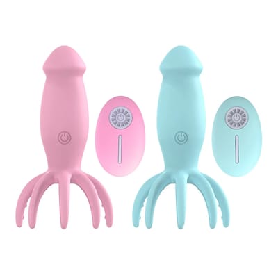 Vibrador de Ponto G com Glande em Silicone, Estimulador no Formato de Polvo e 10 Modos de Vibração - Small Octopus | 8,3 x 3,5 cm | Disponível em 2 Cores