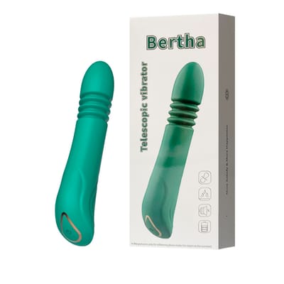 Vibrador de Ponto G Recarrega com 10 Modos de Vibrações e Movimentos Vai e Vem - Bertha | 15,3 x 3,2 cm | Disponível em 3 Cores