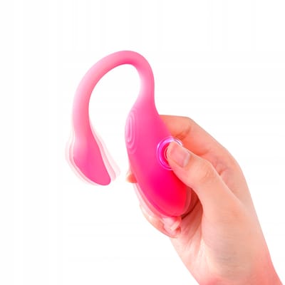 Vibrador de Ponto G com Sensores de Pressão, 10 Modos de Vibração, Controle por Aplicativo Interativo e Recarregável - Magic Motion Flamingo Max | Disponível em 3 Cores