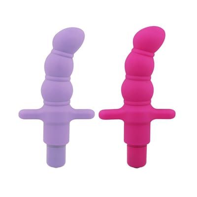 Vibrador Ponto G em Silicone com 7 Modos de Vibração - Frisky Flex Vibe | 7 x 2,8 cm | Disponível em 2 Cores