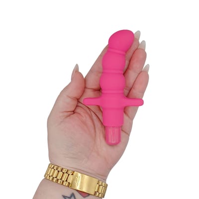 Vibrador Ponto G em Silicone com 7 Modos de Vibração - Frisky Flex Vibe | 7 x 2,8 cm | Disponível em 2 Cores