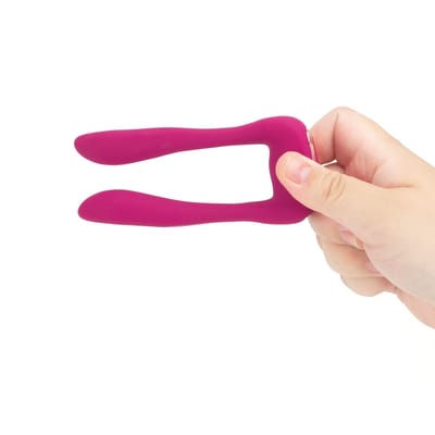 Vibrador em Silicone de Ponto G e Clitóris com 9 Modos de Vibração e Recarregável - S-Hande Vanessa | 11,7 x 2,4 cm | Disponível em 2 Cores