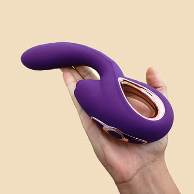 Vibrador em Silicone com 20 Modos de Vibração, Pulsação, Estimulador de Clitóris e Ponto G - Adão & Eva | 15 x 3,3 cm | Disponível em 2 Cores