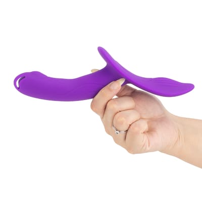 Vibrador Strap On em Silicone com 10 Modos de Vibração, Cinta Peniana e Controle Remoto Sem Fio - Couple Toy | Disponível em 2 Cores