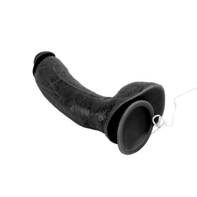 Prótese Bengala Realística em Formato Curvo com Vibro Multivelocidade, Escroto e Ventosa - Você & Ele | 17,5 x 4,8 cm | Disponível em 3 Cores