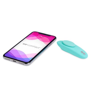 Vibrador para Calcinha Recarregável em Silicone com 10 Modos de Vibração com Controle Remoto Sem Fio - 9,2 x 2,8 cm | We-Vibe Moxie +