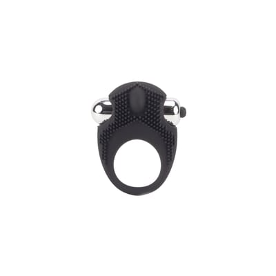 Anel Peniano em Silicone com Cerdas Estimuladoras de Clitóris e Cápsula Vibratória - YouVibe | 7,2 x 5,8 cm