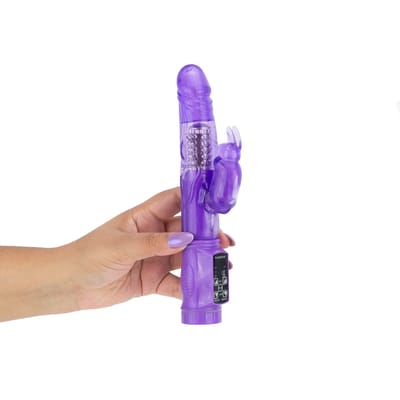 Vibrador Rabbit em Silicone com 12 Modos de Vibração, Rotativo, Estimulador Clitoriano, Resistente a Água e Recarregável - YouVibe | 10 x 3 cm | Disponível em 2 Cores