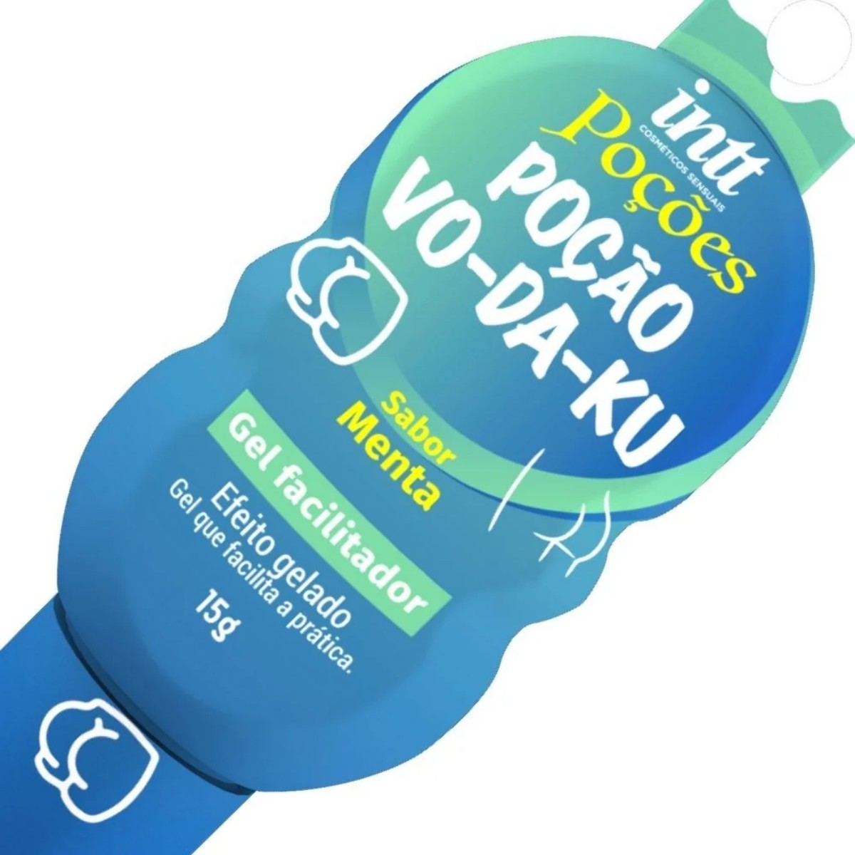 Gel Dessensibilizante de Sexo Anal Unissex Poção Vodaku Sabor de Menta com Efeito Gelado - Intt Poções | 15g - 2