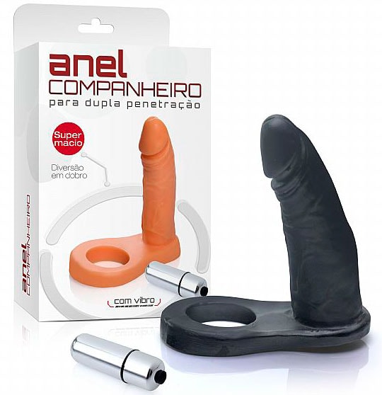 Anel Companheiro com Bullet de Vibração Única e Resistente à Água - Adão e Eva | 9,8 x 2,7 cm | Disponível em 7 Cores - 8