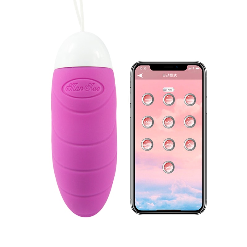 Cápsula Vibratória em Silicone com 10 Modos de Vibração, Aplicativo e Recarregável - Man Nuo Alice | Disponível em 2 Cores - 1