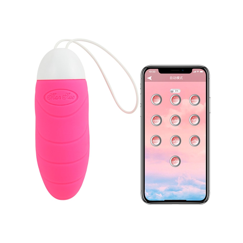 Cápsula Vibratória em Silicone com 10 Modos de Vibração, Aplicativo e Recarregável - Man Nuo Alice | Disponível em 2 Cores - 4