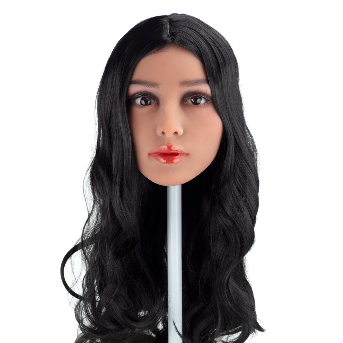 Amanda - Boneca Realística em TPE com Pele Morena, Cabelo Longo, Olhos Castanhos, Seios Médios, Vértebras em Aço e Acessórios - 43 Kg e 1,57 Metros de Altura - 10