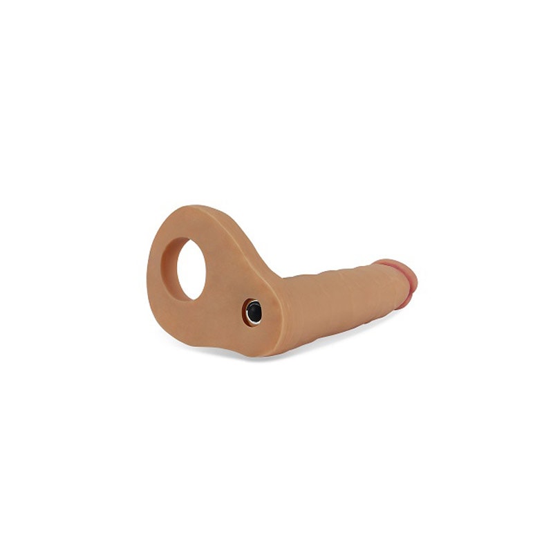 Anel Companheiro em Silicone com Bullet e 10 Modos de Vibração - The Ultra Soft Double | 13,5 x 2,5 cm - 4