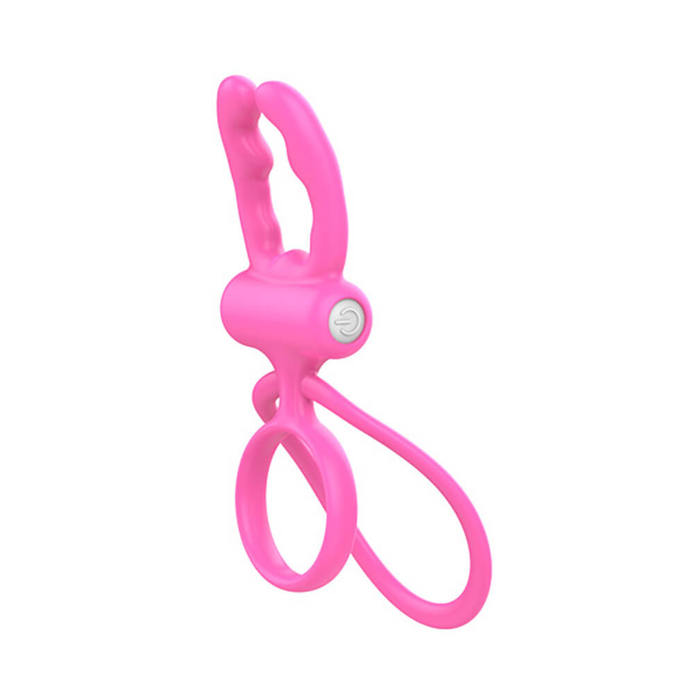 Anel Peniano Duplo com Hastes Estimuladoras e Cápsula Vibratória - Vibe Ring | 12,4 x 6 cm | Disponível em 3 Cores - 7