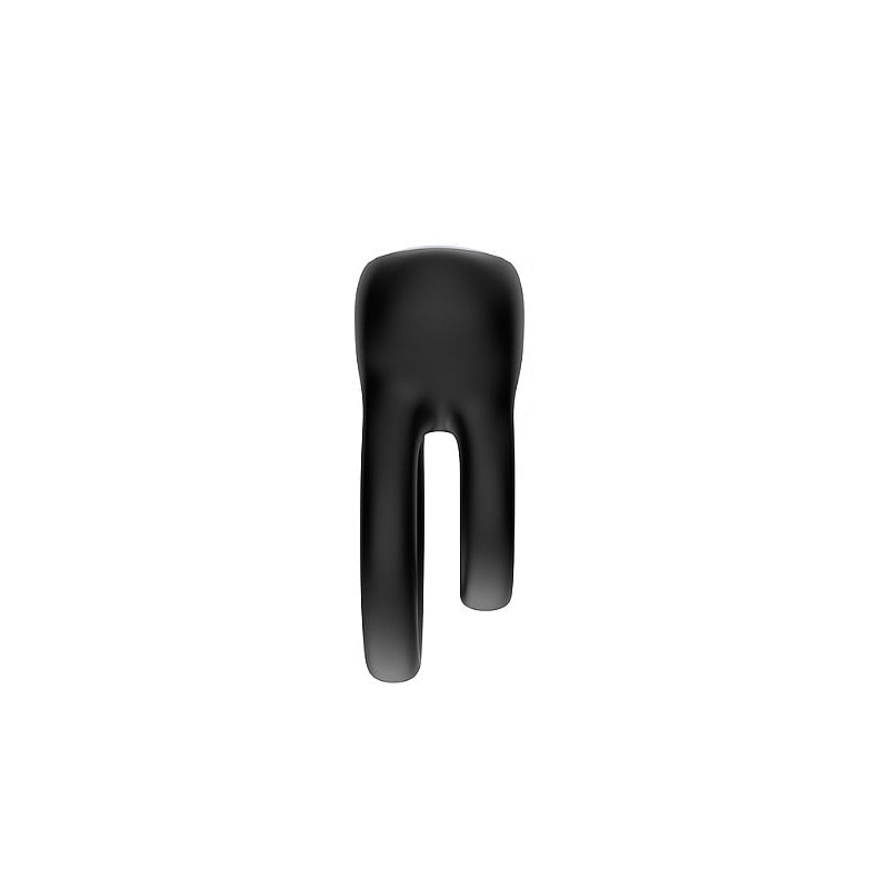 Anel Peniano Duplo em Silicone com 9 Modos de Vibração e Carregamento por USB - Sexy Import | 6,7 x 5,5 cm - 3