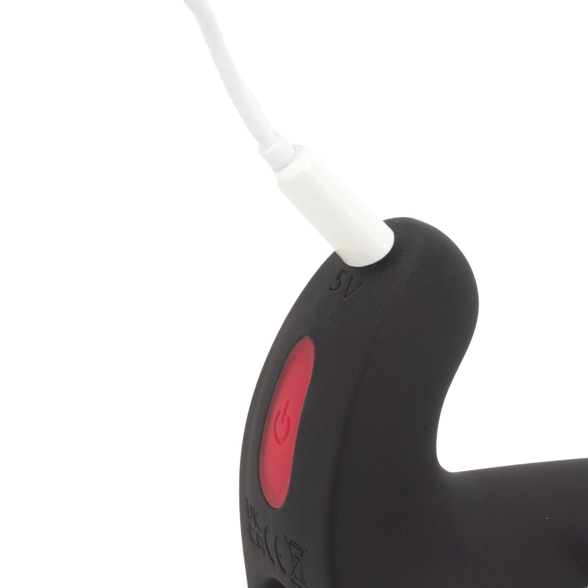 Anel Peniano Duplo em Silicone com Extensor, 9 Modos de Vibração, Controle Remoto Sem Fio e Recarregável - S-Hande Frank-RCT - 3