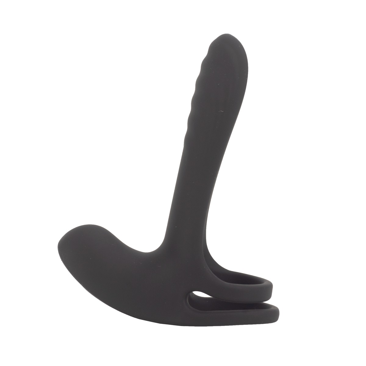 Anel Peniano Duplo em Silicone com Extensor, 9 Modos de Vibração, Controle Remoto Sem Fio e Recarregável - S-Hande Frank-RCT - 2