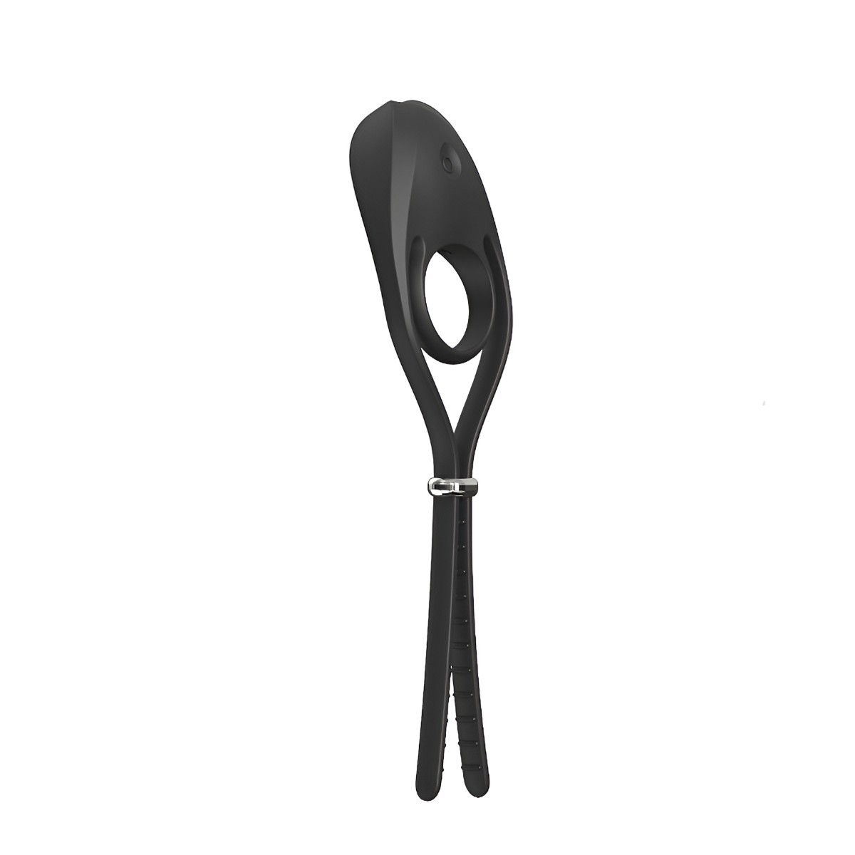 Anel Peniano Duplo em Silicone com Presilha de Ajuste, 9 Modos de Vibração e Recarregável - S-Hande Lock - 2