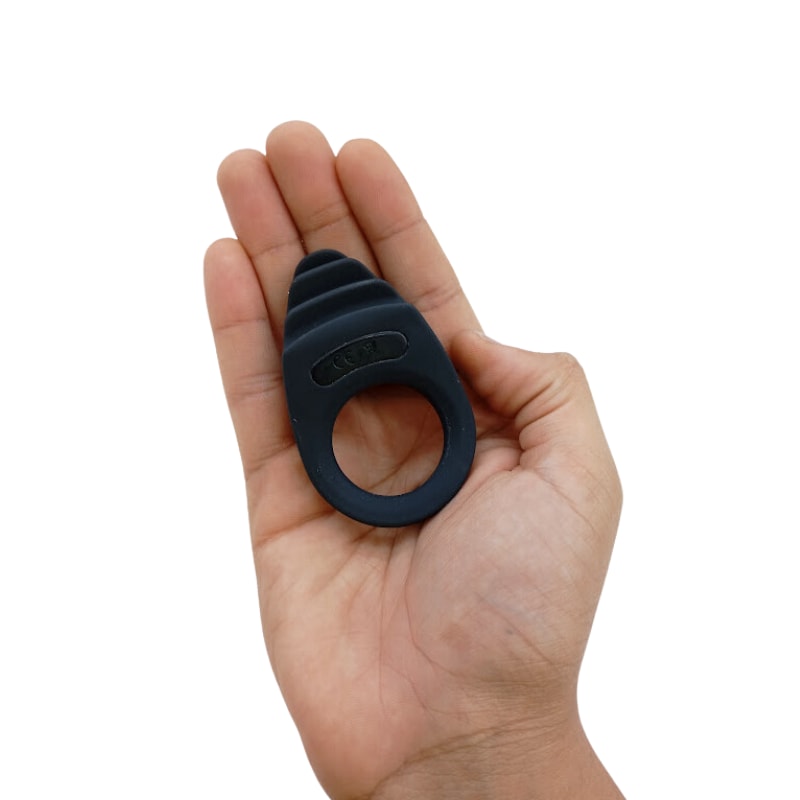 Anel Peniano com Estimulador Clitoriano em Silicone com 10 Modos de Vibração e Recarregável via Cabo USB - Sexy Import Tony | 7,5 x 4 cm - 5