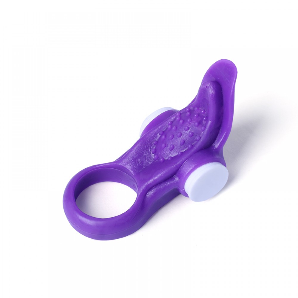Anel Peniano em Formato de Língua com Texturas Estimuladoras e Vibração Única - You Vibe Vibrating Ring | Disponível em 4 Cores - 16