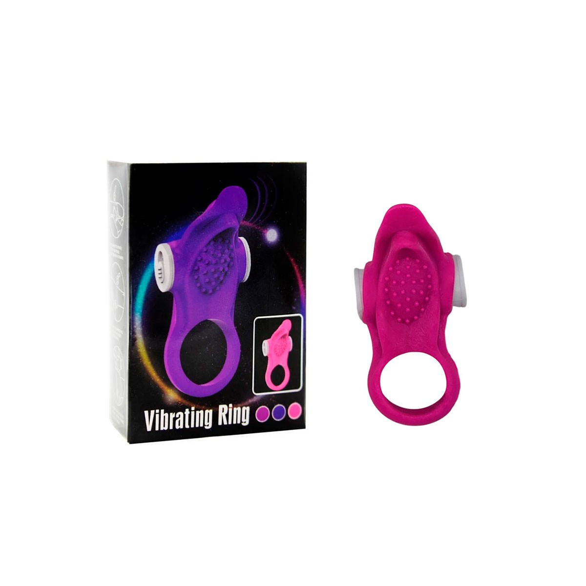 Anel Peniano em Formato de Língua com Texturas Estimuladoras e Vibração Única - You Vibe Vibrating Ring | Disponível em 4 Cores - 3