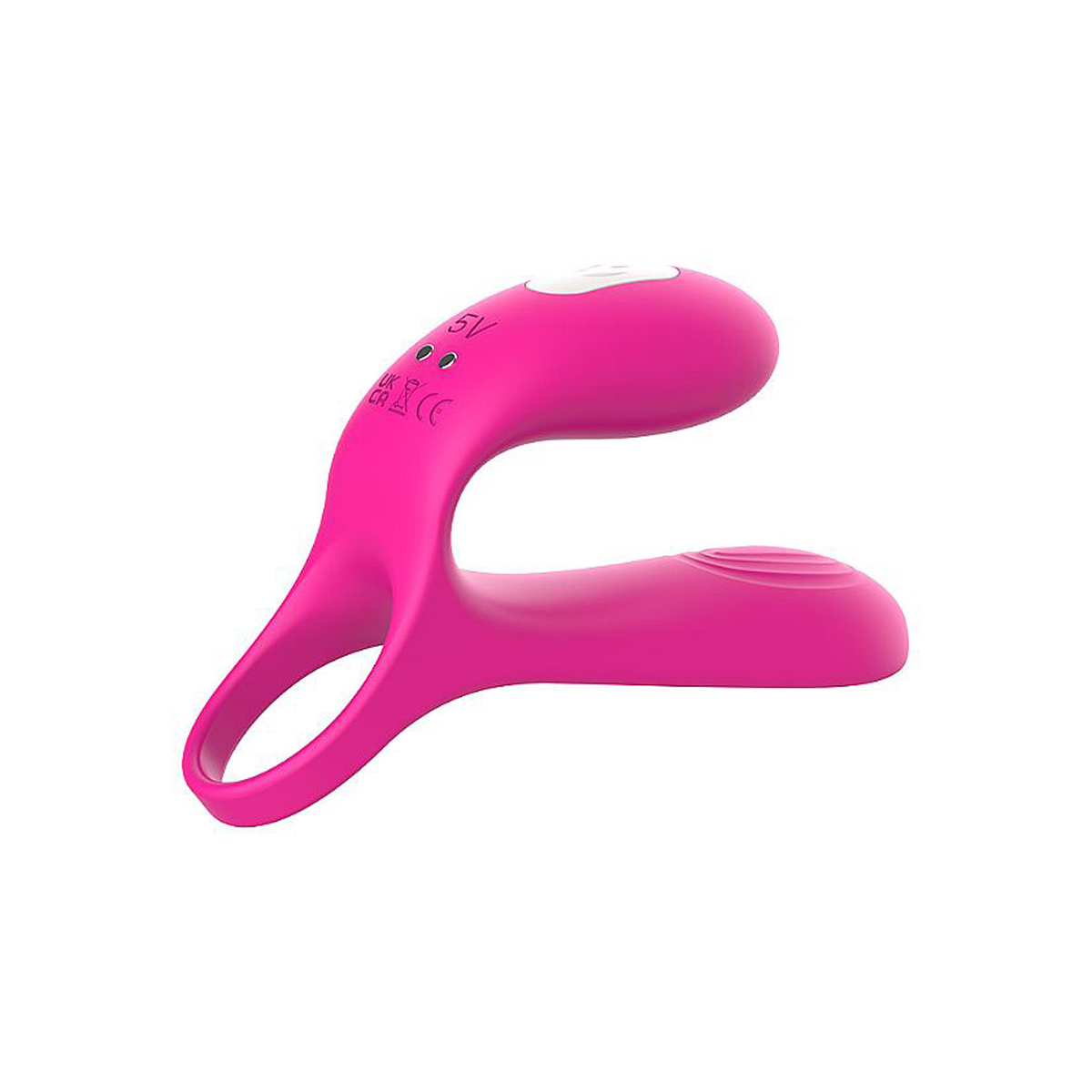 Anel Peniano em Silicone com Estimulador de Clitóris, 9 Modos de Vibração, Controle Remoto sem Fio e Recarregável - S-Hande Asta-RCT | Disponível em 2 Cores - 2