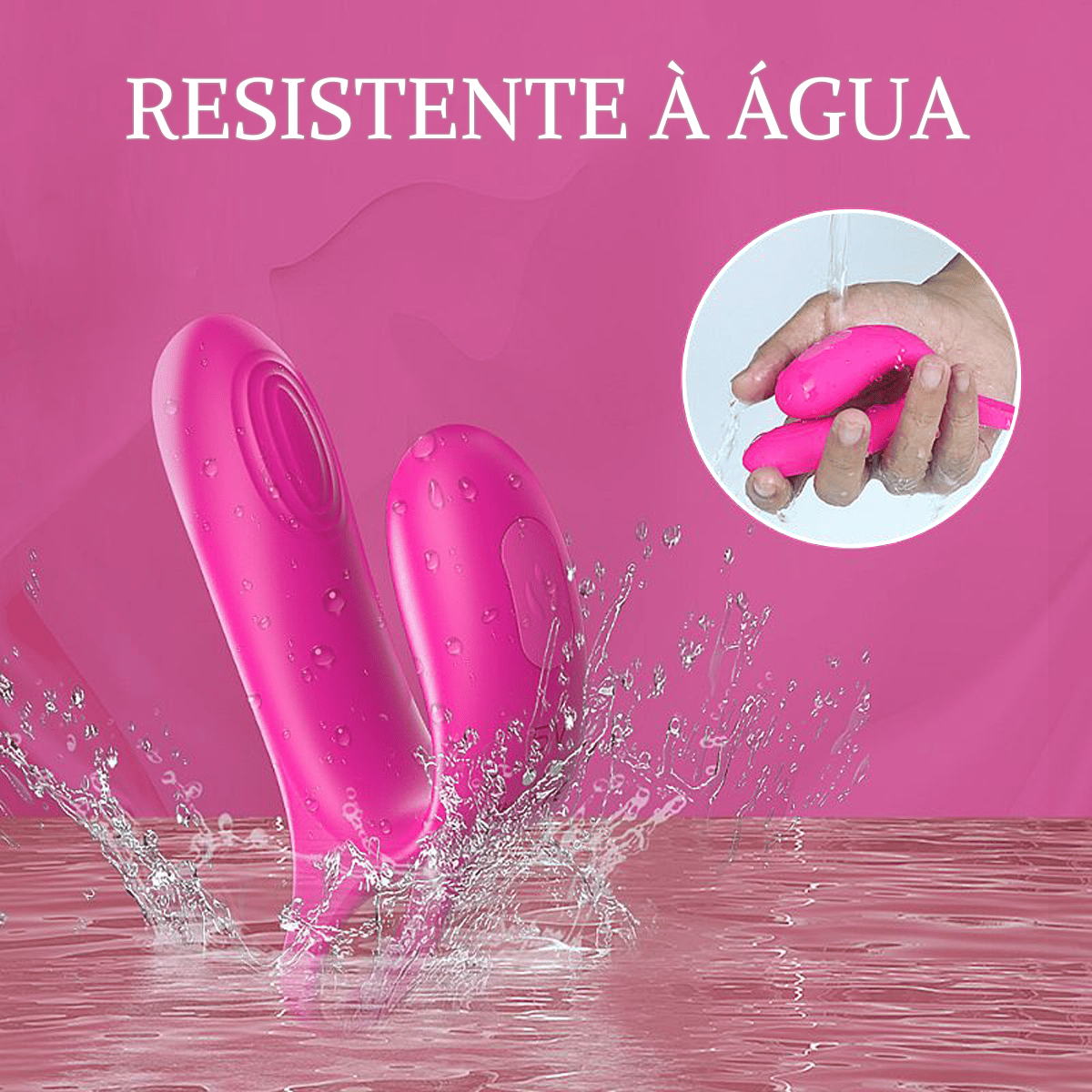 Anel Peniano em Silicone com Estimulador de Clitóris, 9 Modos de Vibração, Controle Remoto sem Fio e Recarregável - S-Hande Asta-RCT | Disponível em 2 Cores - 4