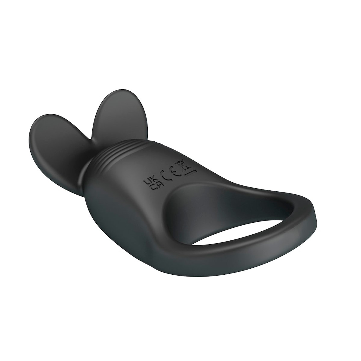 Anel Peniano Recarregável em Silicone com Estimulador Clitoriano, 10 Modos de Vibração e Resistente à Água - Pretty Love Carlton - 5