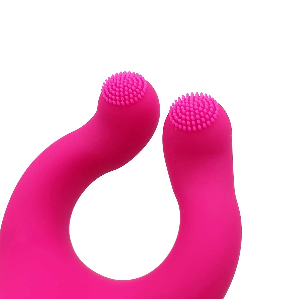 Anel Peniano Recarregável em Silicone com Sugador de Clitóris, 7 Modos de Vibração e 12 Ondas de Pressão - Suction Ring | 3,5 cm - 5