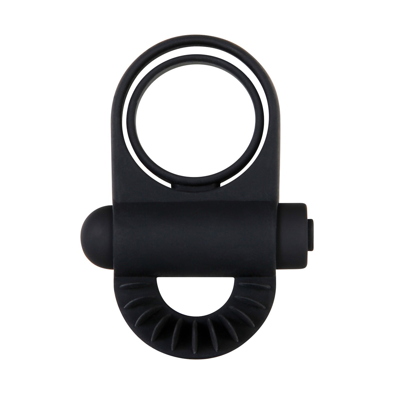 Anel Peniano em Silicone com Alça Flexível, Cápsula Vibratória, 9 Modos de Vibração e Carregamento Via Cabo USB - Zero Tolerance Bell Ringer - 4