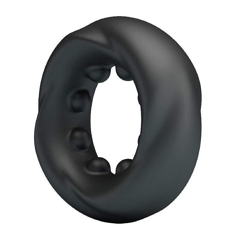 Anel Peniano em Silicone Aveludado Com Textura Ondular - Crazy Bull Daquez | 2,9 cm - 3