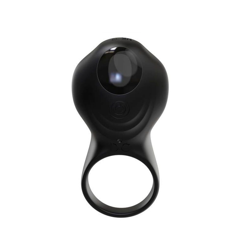 Anel Peniano em Silicone com Estimulador de Clitóris, 9 Modos de Vibração, Controle Via Aplicativo e Recarregável - Delay Ring - 3
