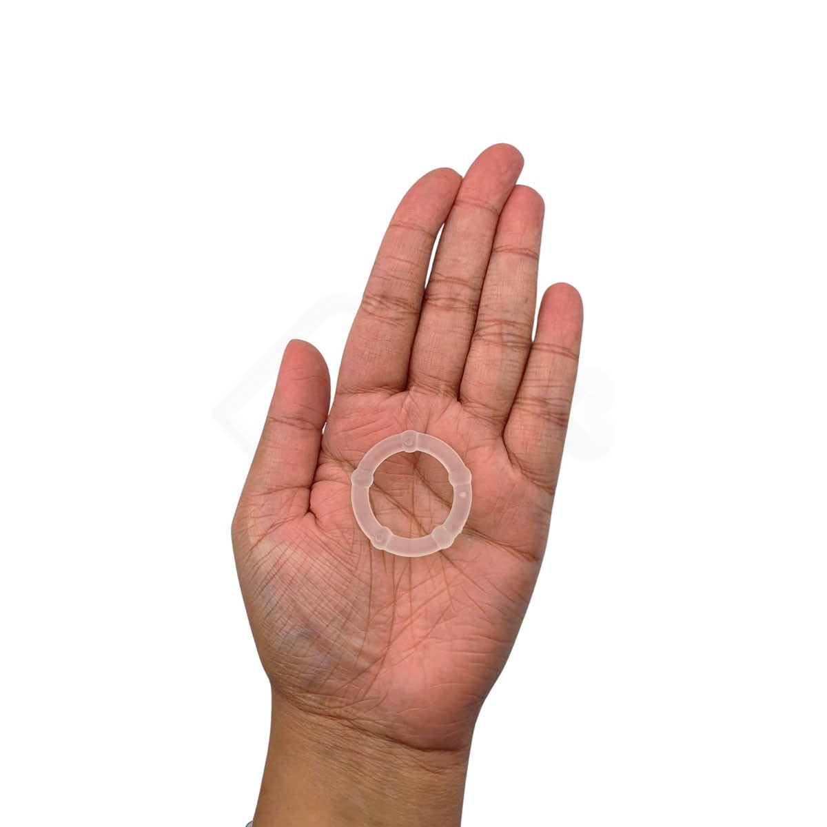Anel Peniano em Silicone Flexível com Nódulos Massageadores - La Pimienta - 4