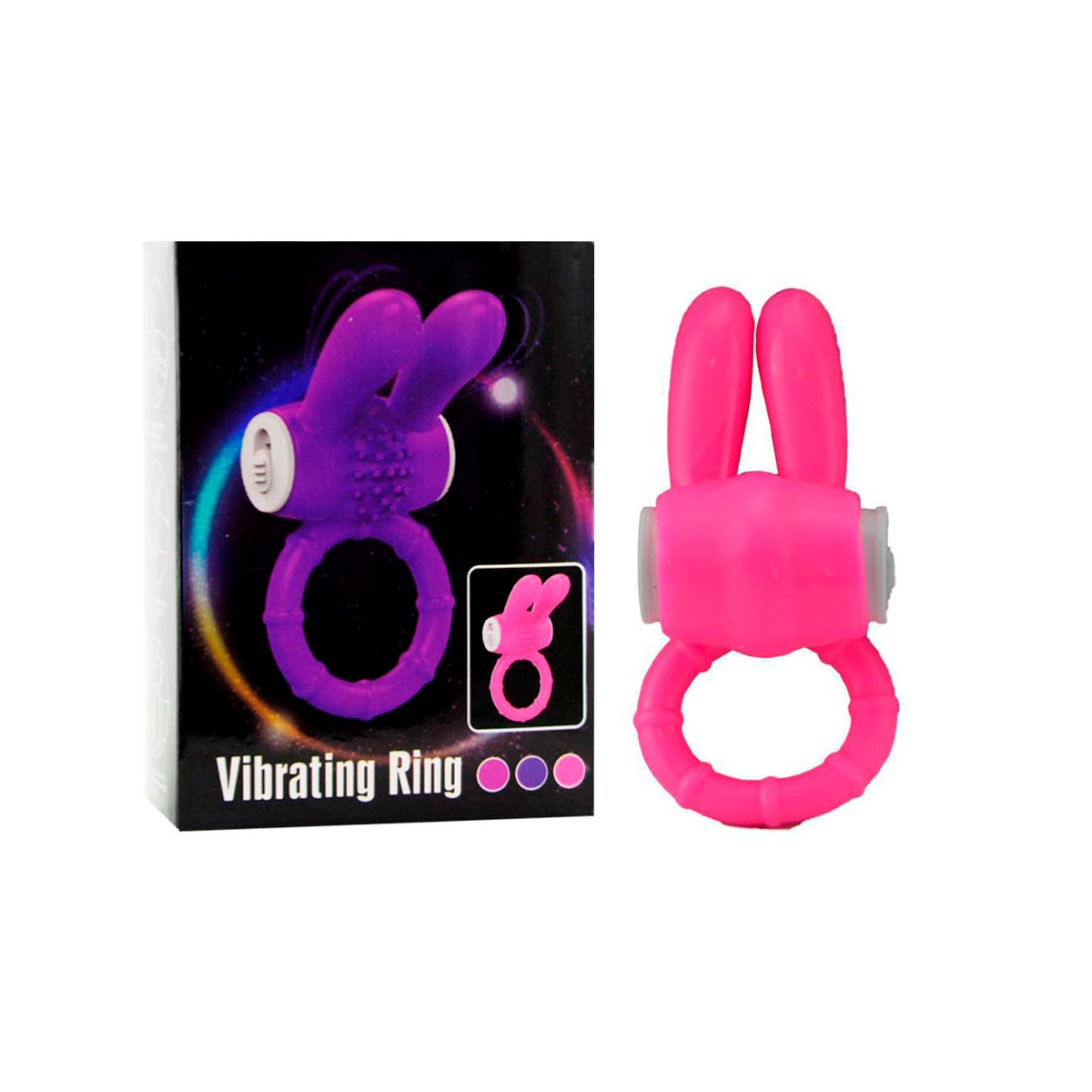 Anel Peniano em Silicone no Formato de Coelho com Mini Cerdas e Vibração Única - You Vibe Vibrating Ring | Disponível em 3 Cores - 1