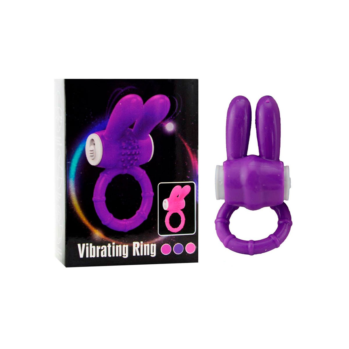Anel Peniano em Silicone no Formato de Coelho com Mini Cerdas e Vibração Única - You Vibe Vibrating Ring | Disponível em 3 Cores - 3