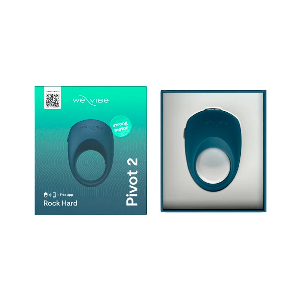 Anel Peniano em Silicone Premium com 10 Modos de Vibração, Controle por Aplicativo e Bateria Recarregável - We-Vibe Pivot 2 | 7,5 x 5 cm - 7