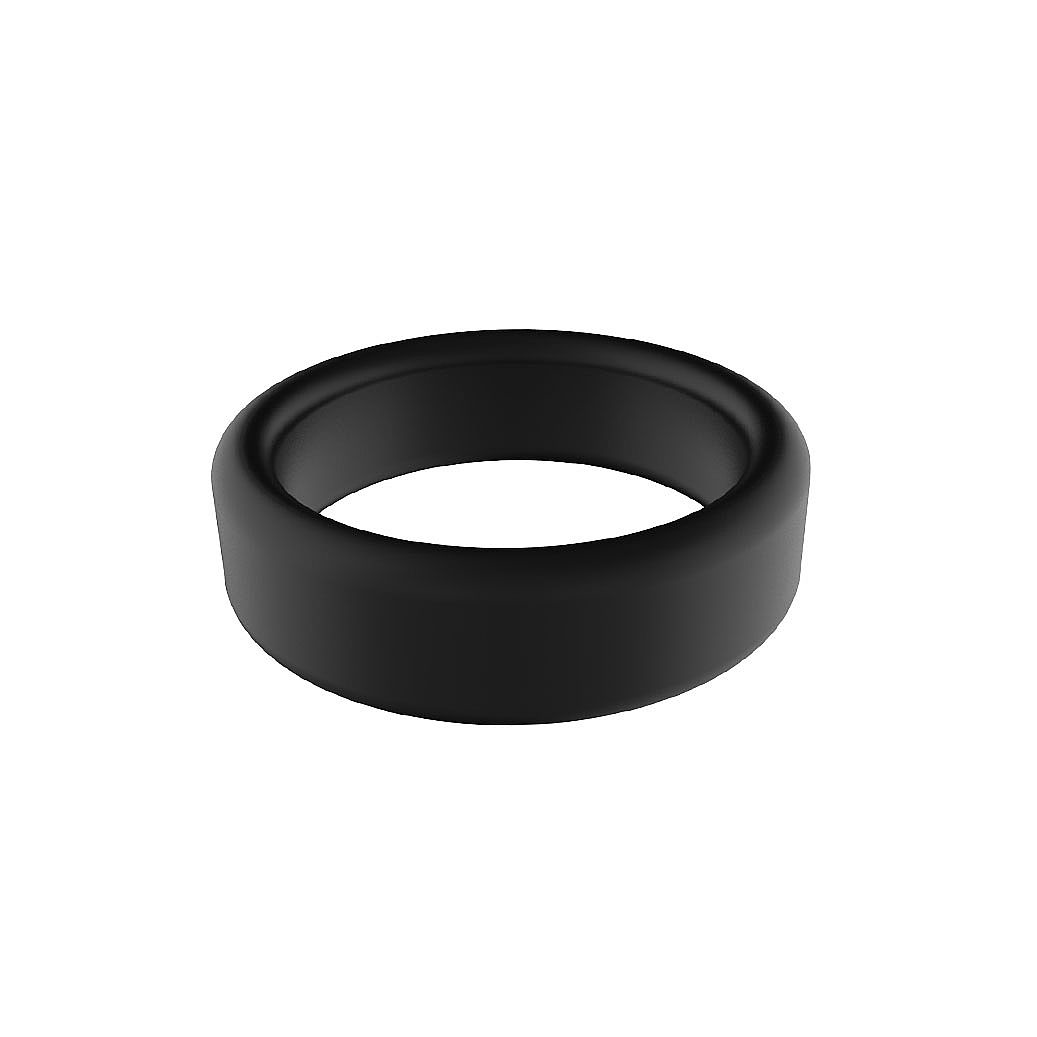 Anel Peniano em Silicone Preto - SI | 3,5 cm - 3