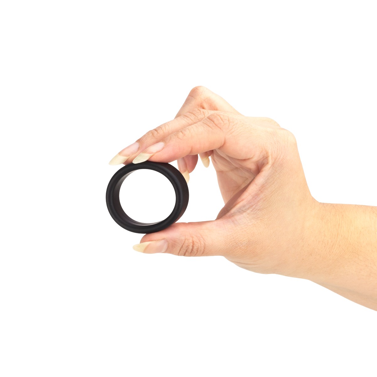 Anel Peniano em Silicone Preto - SI | 3,5 cm - 6