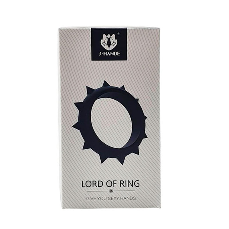 Anel Peniano em Silicone com Textura de Spike -  Lord of Ring - S-Hande | 2,8 x 3,6 cm - 5