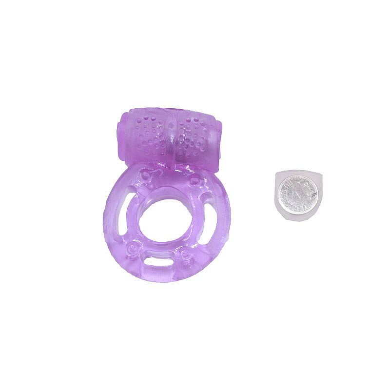 Anel Peniano Com Vibração e Estimulador de Clítoris com Textura Estimuladora | Disponível em 6 Cores - 4