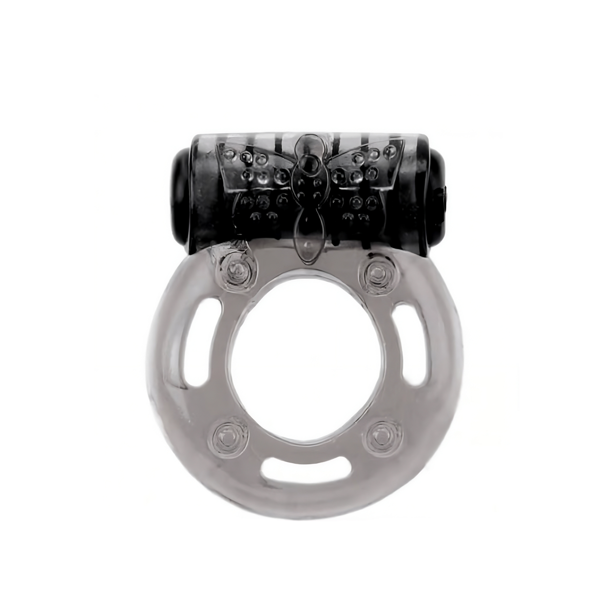 Anel Peniano Com Vibração e Estimulador de Clítoris com Textura Estimuladora | Disponível em 6 Cores - 2